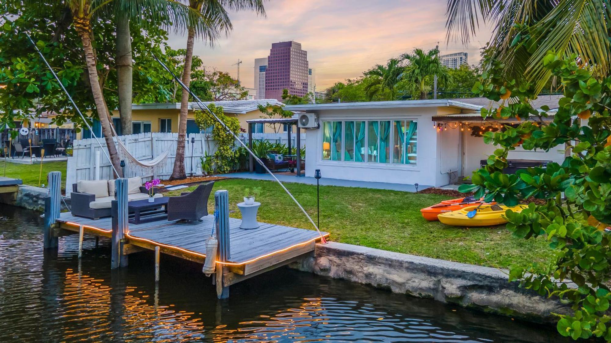 Riverwalk Villa I Private Dock & Hot Tub Fort Lauderdale Ngoại thất bức ảnh