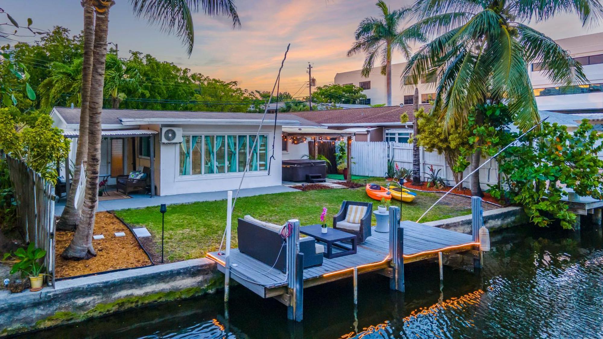 Riverwalk Villa I Private Dock & Hot Tub Fort Lauderdale Ngoại thất bức ảnh